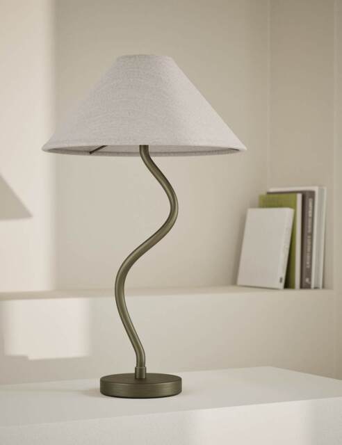 M&S Hallie Table Lamp Cream