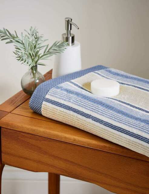 Bedeck of Belfast Pure Cotton Lorelei Towel Blue Mix