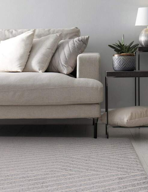Asiatic Muse Linear Rug Grey