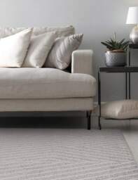 Asiatic Muse Linear Rug Grey