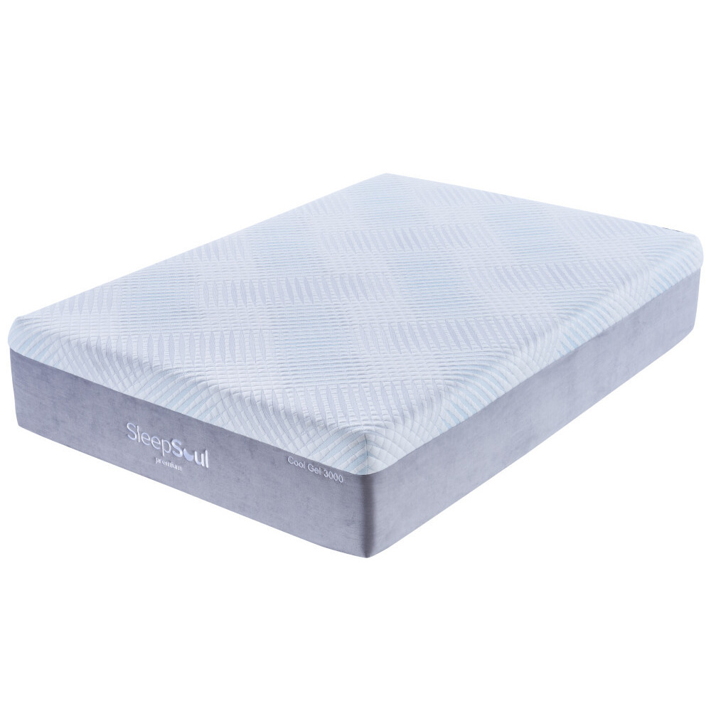SleepSoul Premium Cool Gel 3000 Pocket Mattress, Single
