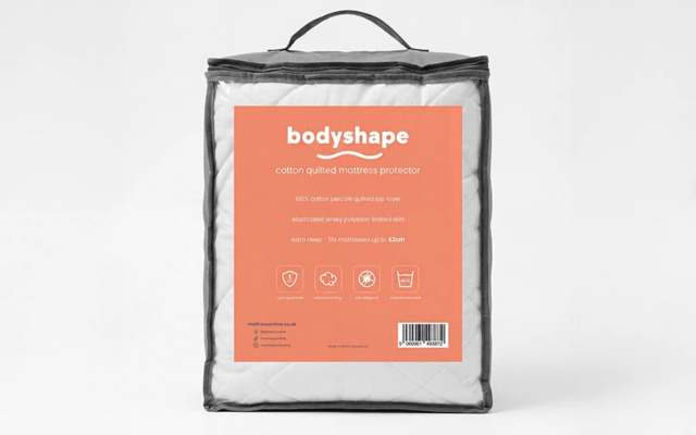 Bodyshape Cotton Quilted Mattress Protector, Superking