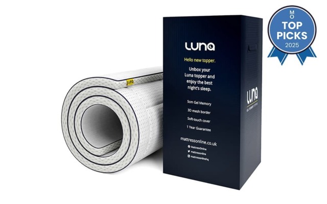 Luna Gel Memory Topper, Double