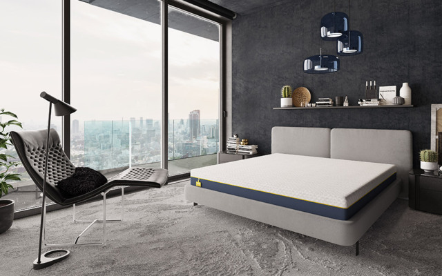 Luna Memory 1000 Pocket Hybrid Mattress, King Size