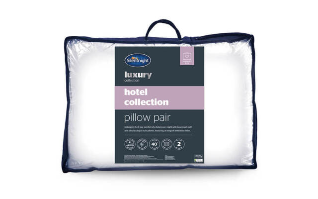 Silentnight Hotel Collection Pillow Pair, Standard Pillow Size