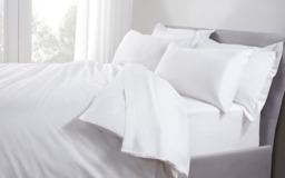 Five Star Hotel Concept Percale Duvet Cover, Single, Latte