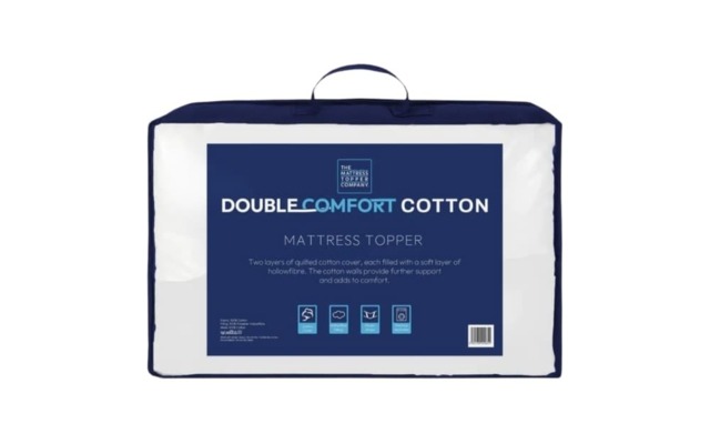 The Mattress Topper Company Dual Layer Cotton Mattress Topper, Superking