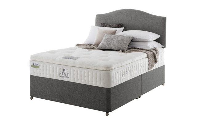 Rest Assured Knowlton 2000 Pocket Latex Pillow Top Mattress, Single