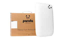 Panda Bamboo Memory Foam Pillow, Standard Pillow Size