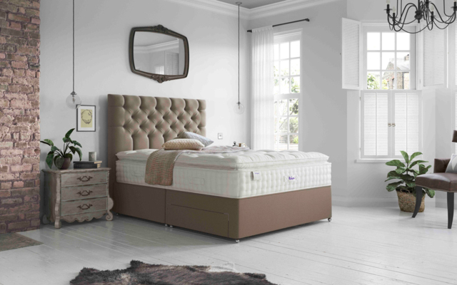 Relyon Luxury Silk 2850 Pocket Pillow Top Mattress, King Size