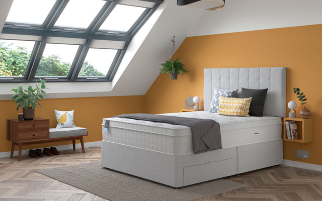Relyon Repose Gel Fusion 2400 Pocket Mattress, Single