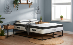 SleepSoul Luna 1000 Pocket Memory Pillow Top Mattress, Small Double