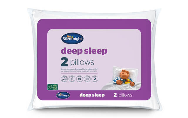 Silentnight Deep Sleep Pillow Pair, Standard Pillow Size