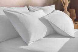 Silentnight Washed Cotton Rich Pillowcase Pair, Pillowcase Pair