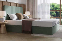 TEMPUR EASE� 25 Mattress + Premium Divan Bed, Silver, 4 Drawer, King Size