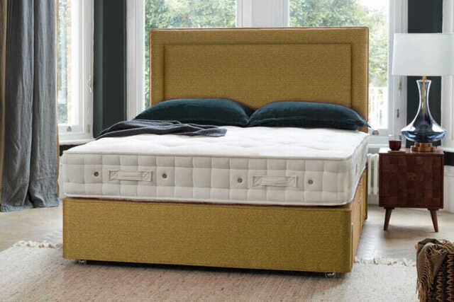 Hypnos Imperial Ortho Supreme Mattress + Premium Divan Bed, Mink, No Drawer, Super King