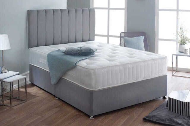 Spring King� Ruby Ortho Extra Firm Mattress + Premium Divan Bed, Teal, 2 Drawer, Single