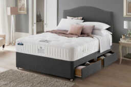 Rest Assured Northington 2000 Pocket Natural Mattress + Premium Divan Bed, Mink, 2 Drawer, Double