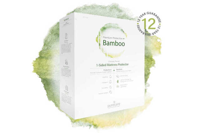 Purecare� Waterproof Bamboo Mattress Protector, Small Double
