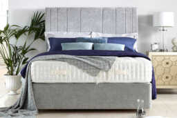 Harrison Spinks Winchester 13750 Mattress + Premium Divan Bed, Silver, 4 Drawer, Single