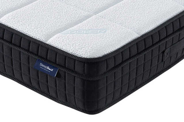 SleepSoul Cooler Ortho 4000 Series Pocket Gel Mattress, EURO