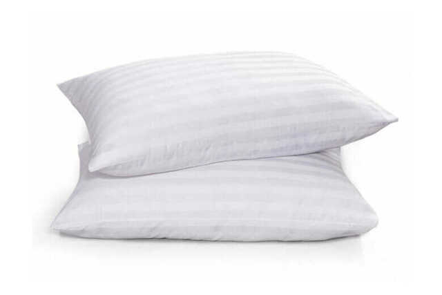 Sarah Jayne Satin Stripe Cotton Pillow, Pillow
