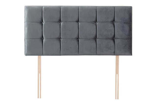 Henshaw Upholstered Headboard, Carbon, Small Double