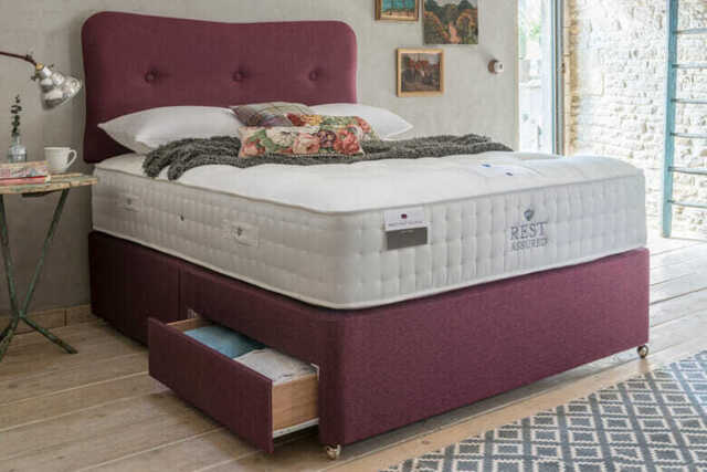 Rest Assured British Wool 2000 Pocket Softer Mattress, Single