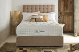 Sleepeezee Campaign for Wool Luxe 2800 Mattress + Premium Divan Bed, Cream, 2 Drawer, Super King