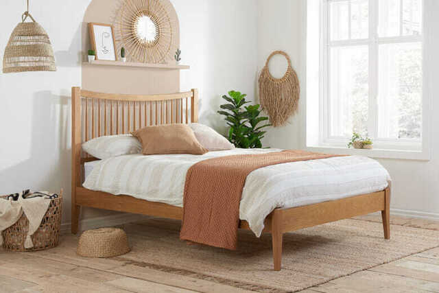 Berwick Solid Oak Bed, King Size