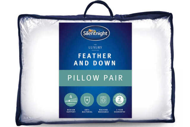 Silentnight Feather and Down Pillow Pair, Pillow