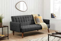Hudson Grey Sofa Bed,