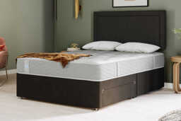 Sealy Ortho Plus Bronze Mattress + Premium Divan Bed, Mink, 2 Drawer, Double