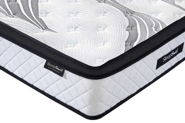 SleepSoul Heaven 3000 CoolGel Pillow Top Mattress, Single
