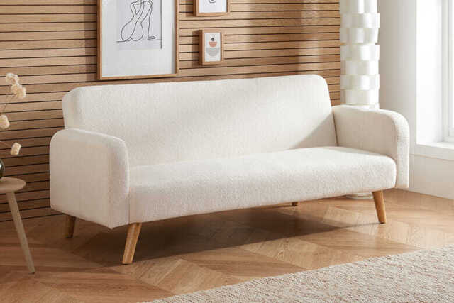 Micah White Sofa Bed,