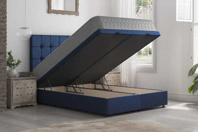 Shire Bed Company Ortho Backcare Mattress + Ottoman Divan Bed, Mink, End Ottoman, Single