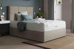 Relyon Warwick 2350 Mattress + Premium Divan Bed, Mink, No Drawer, Small Double