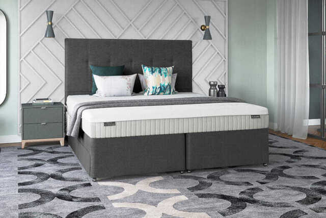 Dunlopillo� Sovereign Latex Mattress + Premium Divan Bed, Teal, 4 Drawer, Double
