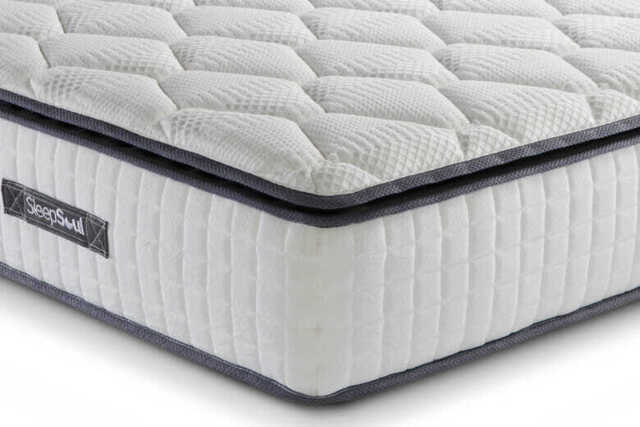 SleepSoul Bliss 800 Pocket Memory Pillow Top Mattress, Single