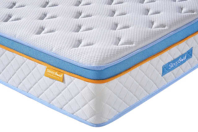 SleepSoul Heaven 2000 CoolGel Pillow Top Mattress, King Size