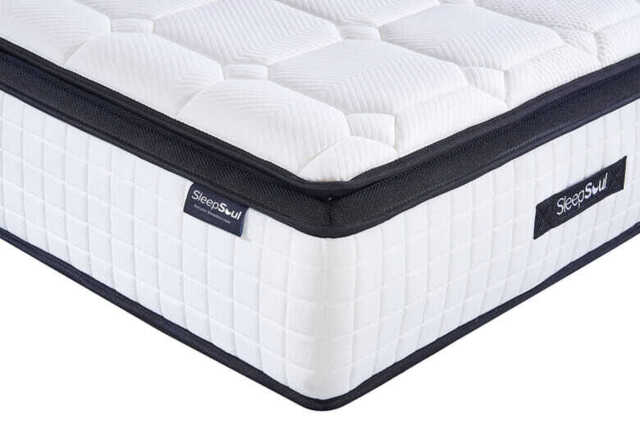 SleepSoul Bliss 2000 Memory Pillow Top Mattress, King Size