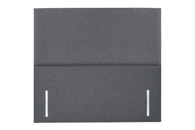 Lindell Floor Standing Headboard, Silver, Double