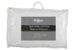 Willow Luxury 100% Cotton Mattress Protector, King Size