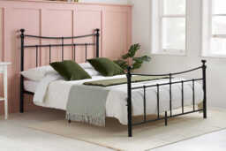 Emily Black Bed, Small Double