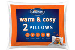Silentnight Warm & Cosy Pillow Twin Pack, Pillow