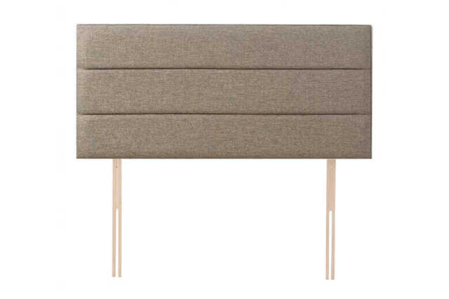 Beckett Upholstered Headboard, Silver, Single