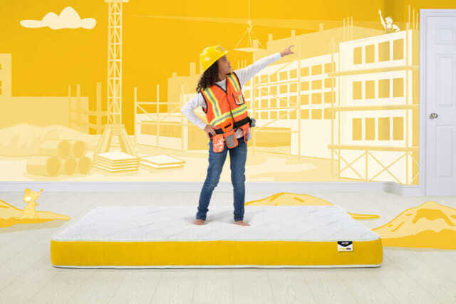 EURO - JAY-BE Pocket Sprung Kids Mattress