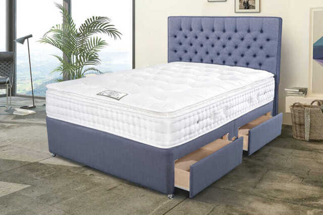 Sleepeezee Opulent Wool Pillow Top Mattress, Super King