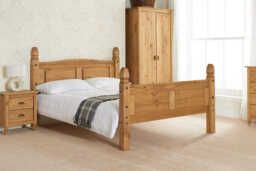 Corona High End Pine Bed, King Size