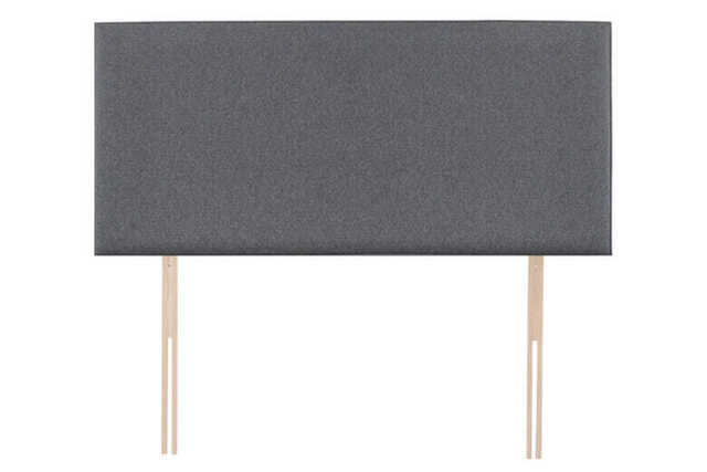 Uplift� Lindell Adjustable Bed Headboard, Silver, Single Adjustable